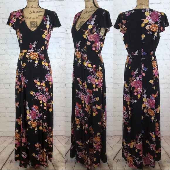 Forever 21 Dresses & Skirts - Forever 21 Floral Maxi Skort Romper Dress